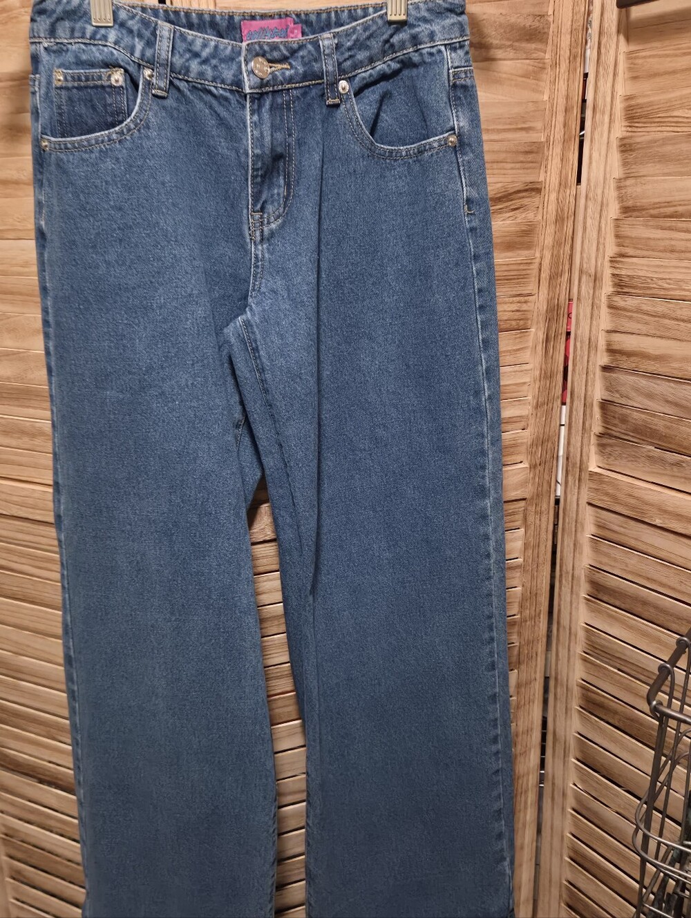 Edikted Jeans S Medium Wash Wide Legs